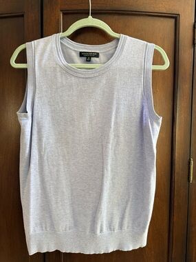 Banana Republic Lavender Sleeveless Knit Top